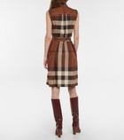 Burberry - Vintage Check cotton shirt dress