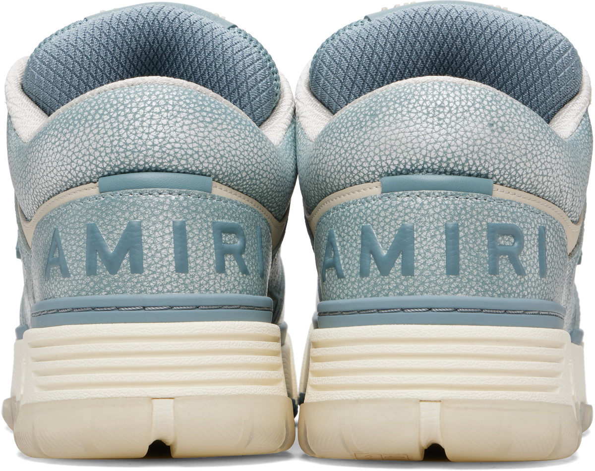 AMIRI Blue Pebbled MA-1 Sneakers