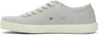 Maison Margiela SSENSE Exclusive Grey Canvas Tabi Sneakers