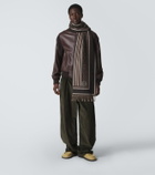Loewe Anagram wool and cashmere jacquard scarf