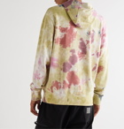 Nike - Tie-Dyed Loopback Cotton-Blend Terry Hoodie - Neutrals