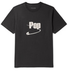 Pop Trading Company - Logo-Print Cotton-Jersey T-Shirt - Gray