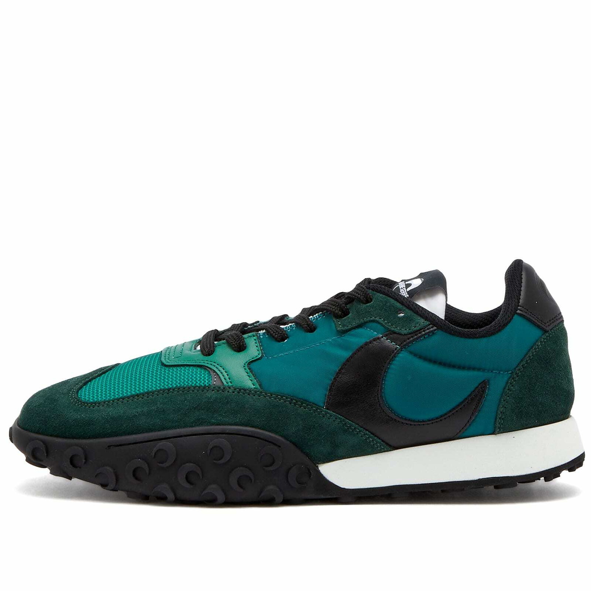 Marine Serre Women's Moonwalk Sneakers in Green Marine Serre