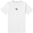 Calvin Klein Men's Monologo Regular T-Shirt in Bright White