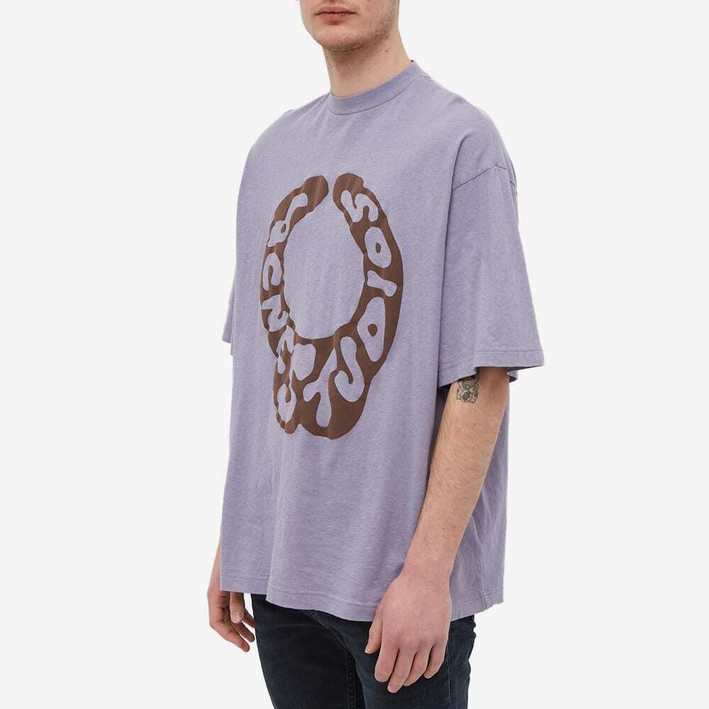 Acne Studios Men's Edlund Logo T-Shirt in Lavender Purple Acne Studios Men's Edlund Logo T-Shirt in Lavender Purple
