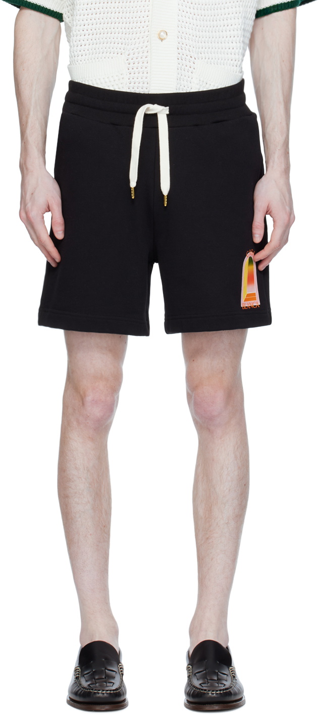 Casablanca Black 'L'Arche' Shorts