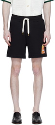Casablanca Black 'L'Arche' Shorts