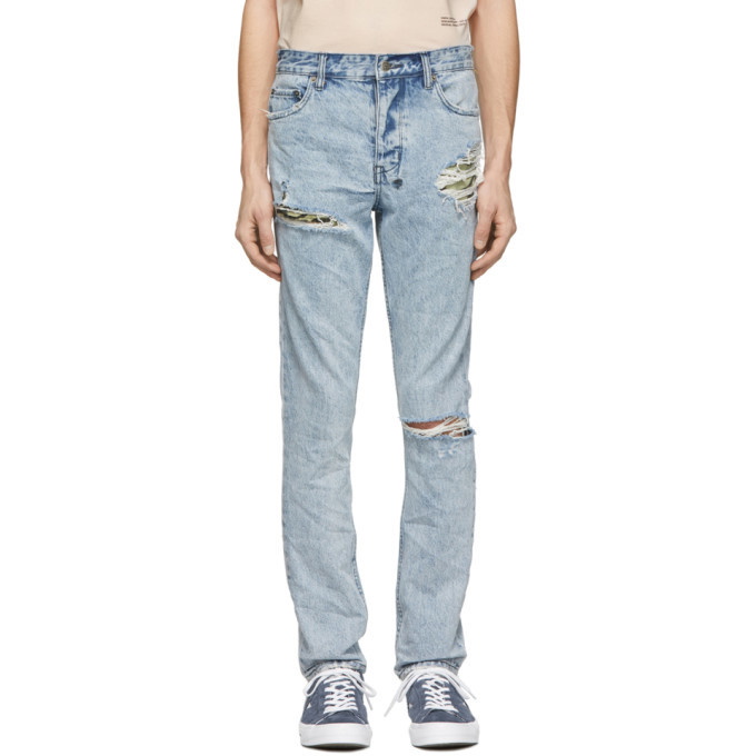 Photo: Ksubi Blue Chitch Exposed Camp Jeans