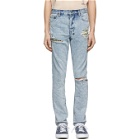 Ksubi Blue Chitch Exposed Camp Jeans