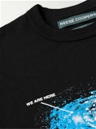 Reese Cooper® - Galaxy Printed Cotton-Jersey T-Shirt - Black
