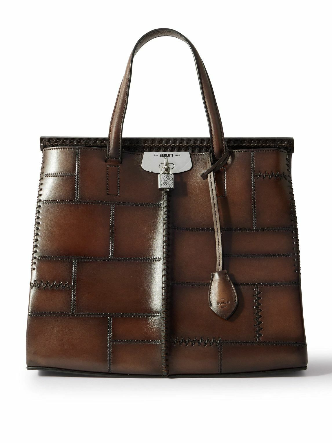 Berluti - Formula 1004 Scritto Leather Rolling Suitcase Berluti - Formula 1004 Scritto Leather Rolling Suitcase