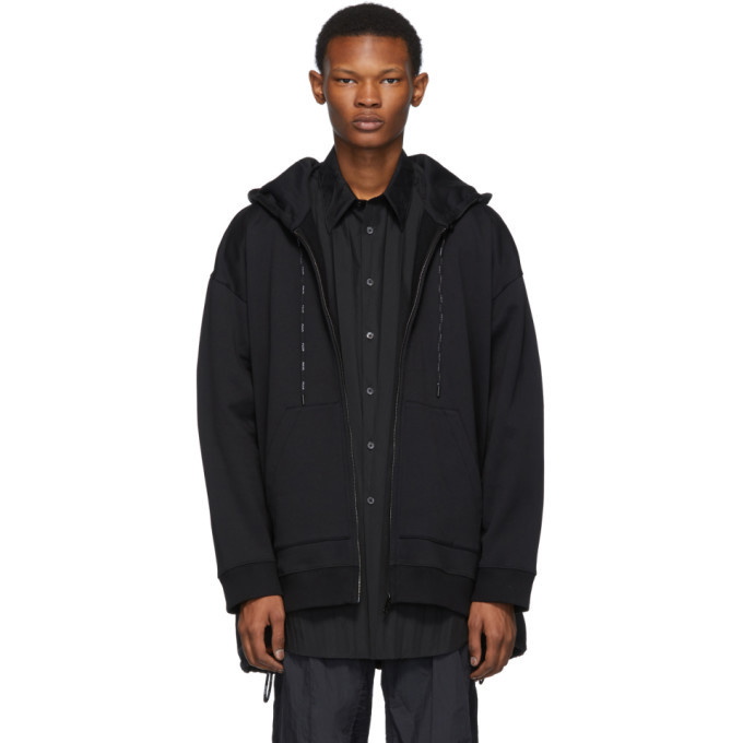 Photo: Valentino Black Hybrid Shirt Jacket