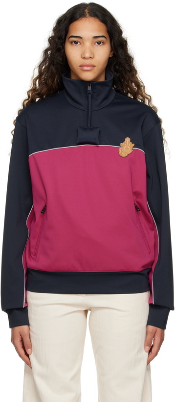 Photo: Moncler Genius 1 Moncler JW Anderson Navy Track Sweatshirt