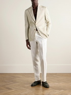 De Petrillo - Slim-Fit Cotton-Blend Suit Jacket - Neutrals