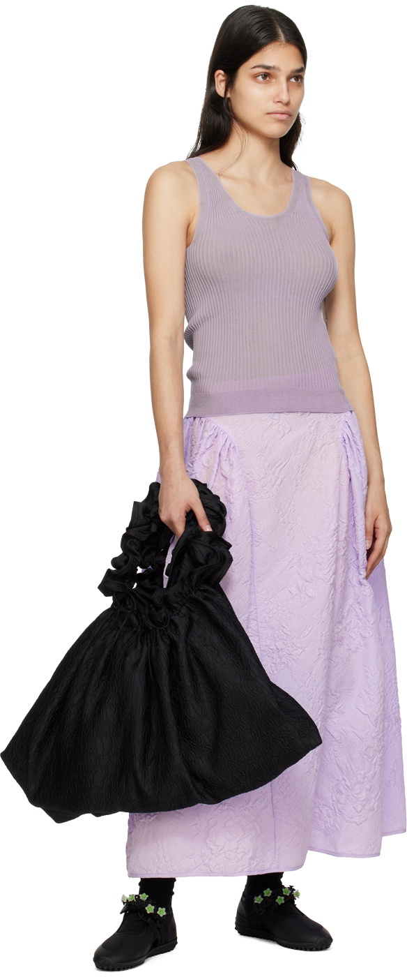 スカート Cecilie Bahnsen Black Organza Bambi Skirt 4.