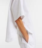 Victoria Beckham Oversized cotton shirt