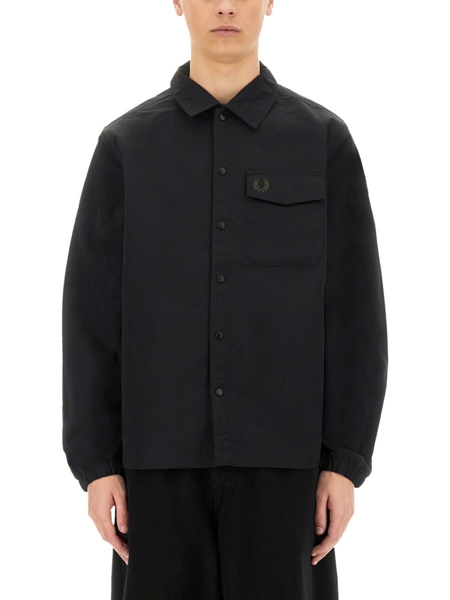 Fred Perry Jacket With Snap Buttons Fred Perry