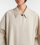 The Row Amaya belted cotton car coat
