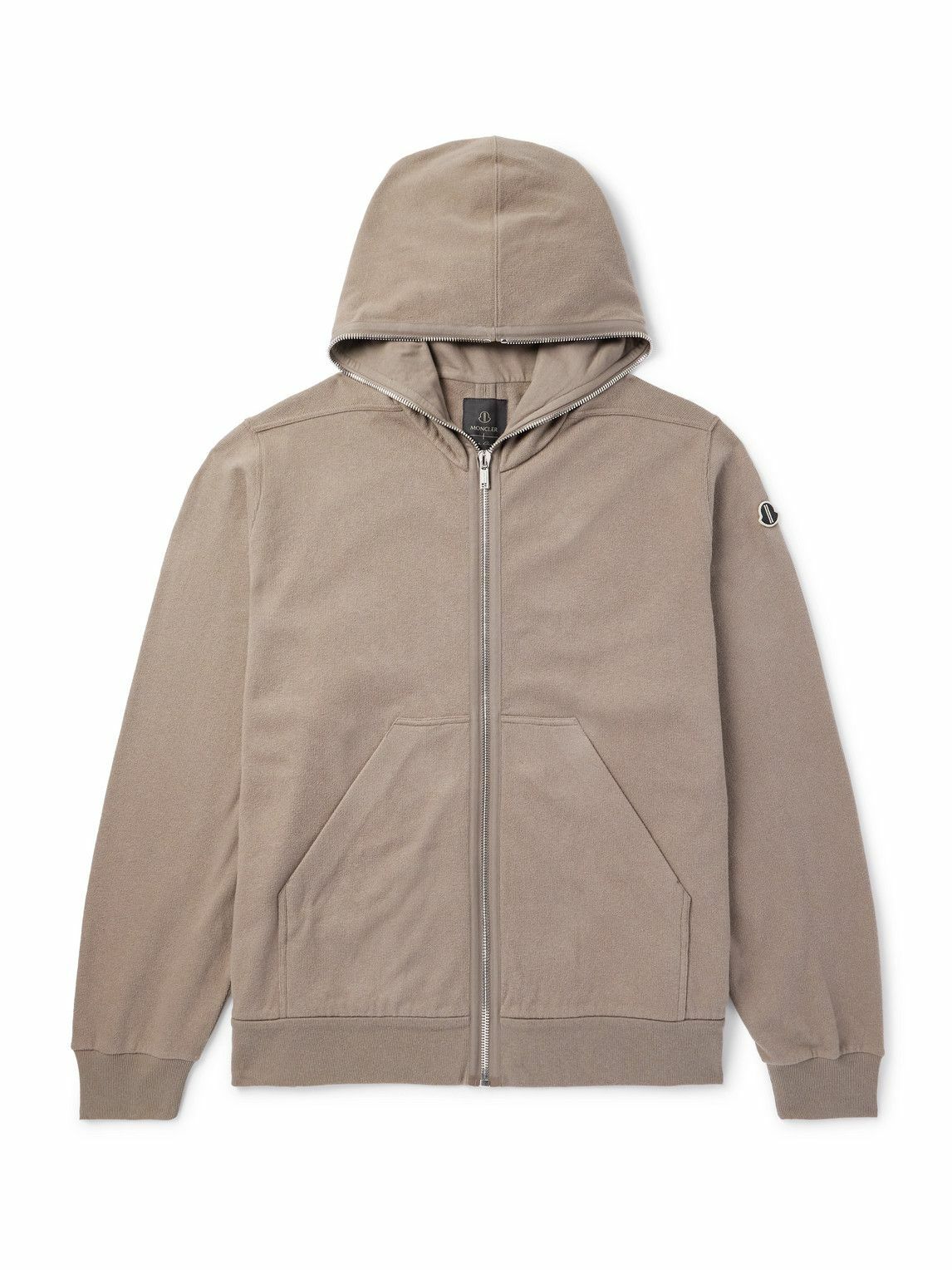 Rick Owens × MONCLER ZIPPED HOODIE L Moncler + Rick Owens Gray Jumbo Hoodie by Rick Owens on Sale