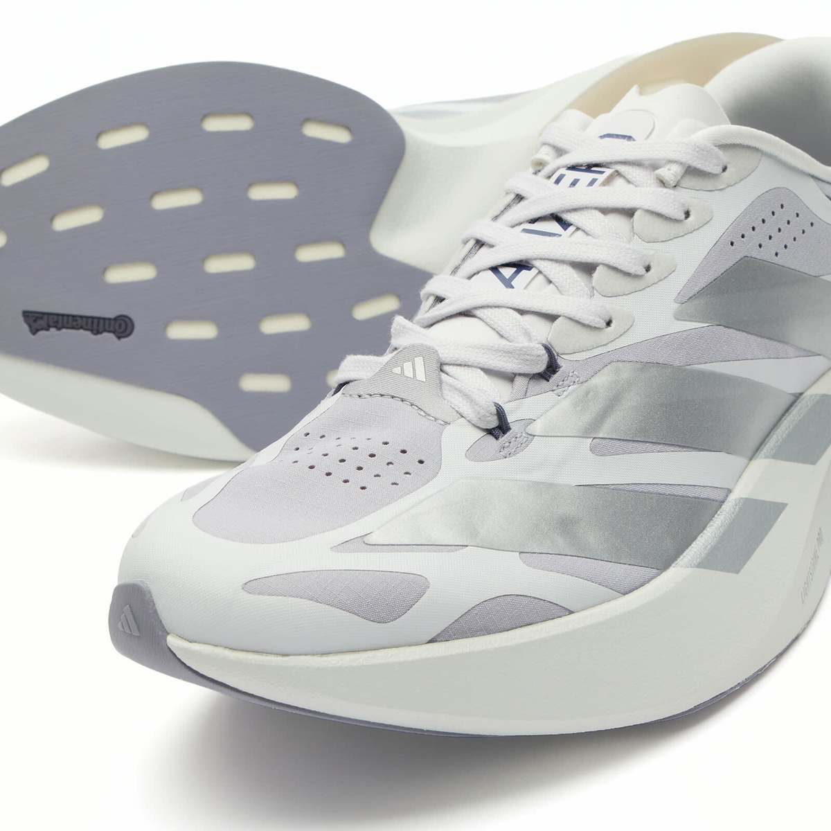 Adidas Women's Adizero Evo Sl Exo Sneaker in Glory Grey/Silver Met./Dash Grey