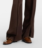 Jil Sander Tangle leather loafers