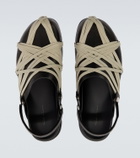 Rick Owens Megalace leather mules