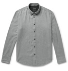 rag & bone - Fit 2 Tomlin Button-Down Collar Cotton and Linen-Blend Twill Shirt - Gray