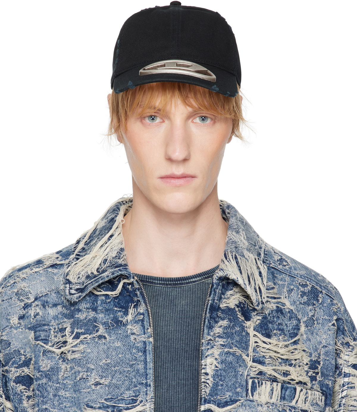 DIESEL メタルロゴコットンキャップ　C-Beast-A1 C-BEAST-A1 キャップ｜ホワイト｜メンズ｜DIESEL