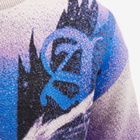 Aries Men's Pegasus Crew Knit Sweatshirt in Purple