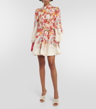 Zimmermann - Wonderland floral linen minidress