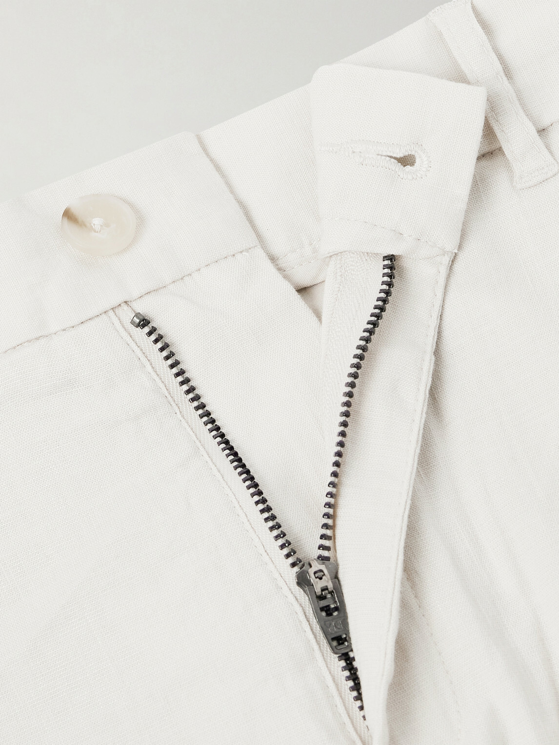 Onia - Straight-Leg Linen-Blend Shorts - White