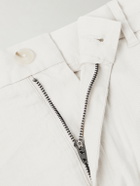 Onia - Straight-Leg Linen-Blend Shorts - White