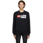 Diesel Black S-Girk Cuty Sweatshirt