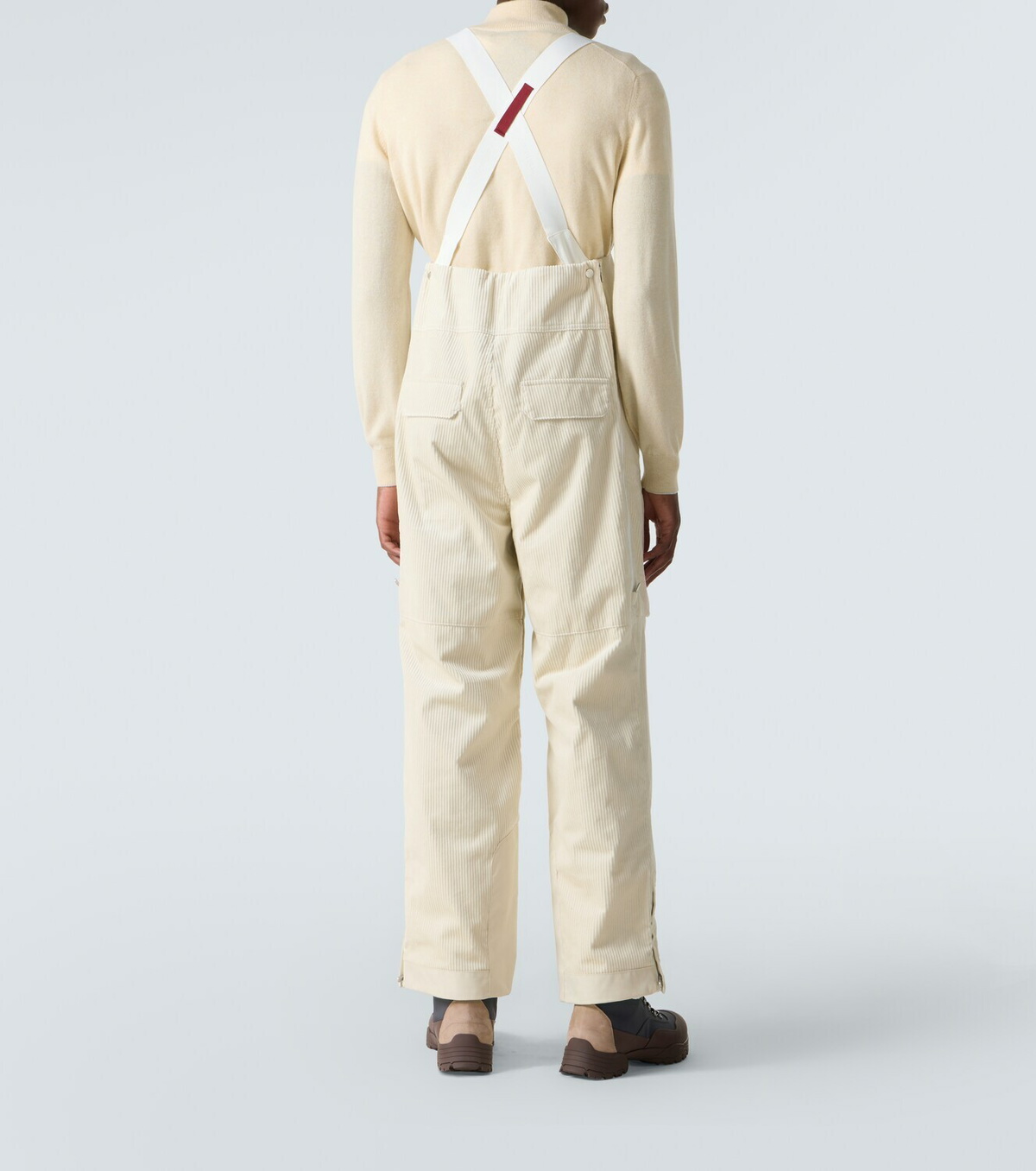 Brunello Cucinelli Cotton corduroy ski salopettes