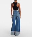 Givenchy Mid-rise wide-leg jeans