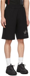 Burberry Black Jersey 'Unicorn' Shorts