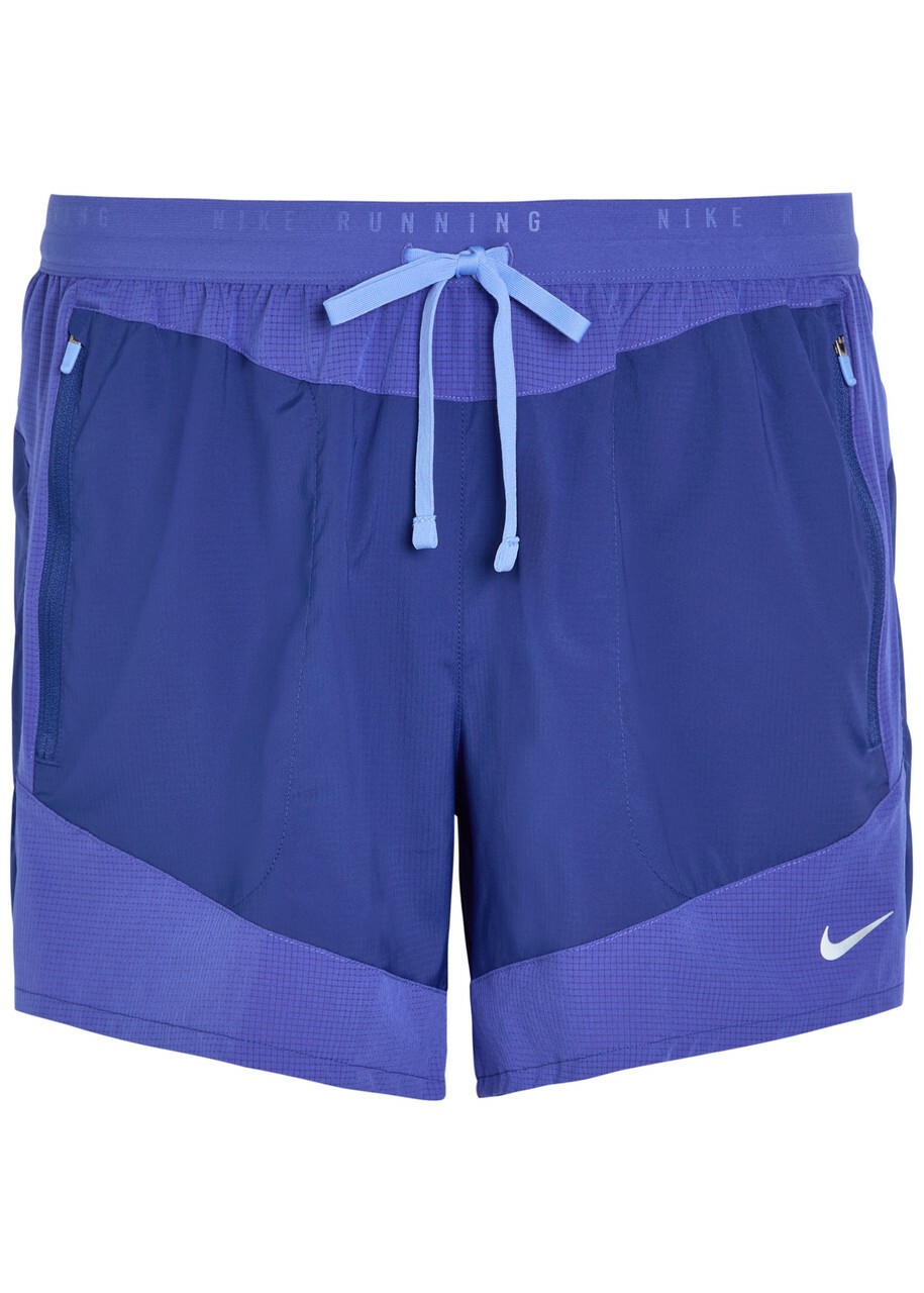 Nike Stride Dri-fit 5" Panelled Running Shorts Blue