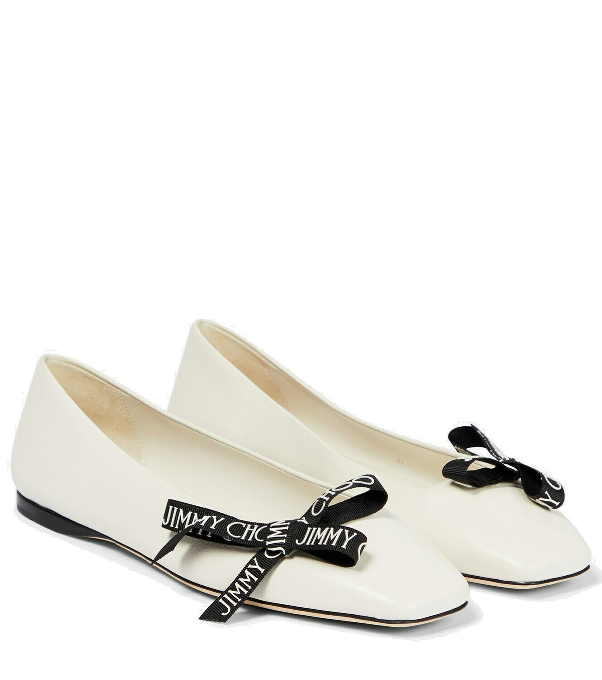 Jimmy Choo - Veda leather ballet flats Jimmy Choo