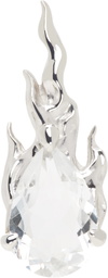 Alan Crocetti Silver Mini Gem In Heat Single Earring