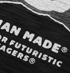 Human Made - Logo-Print Cotton-Jersey T-Shirt - Black