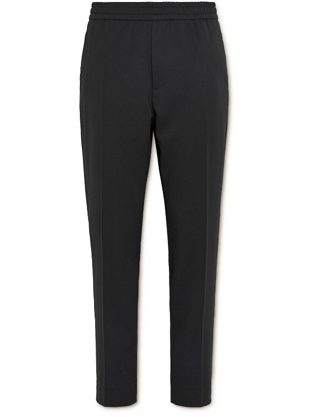 Photo: SSAM - Colin Tapered Stretch Tech-Wool Trousers - Black