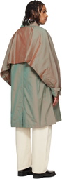 Vivienne Westwood Green Zidler Trench Coat