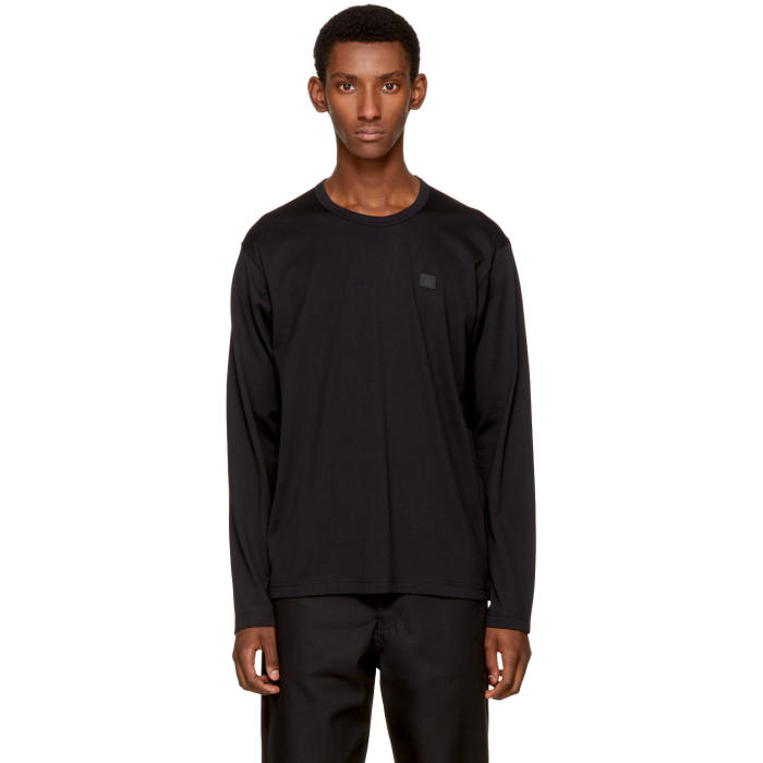 Photo: Acne Studios Black Nash Face T-Shirt 