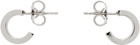 MM6 Maison Margiela Numeric Minimal Signature Hoop Earrings