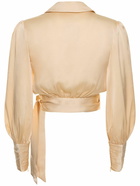 ZIMMERMANN - Silk Satin Wrap Top