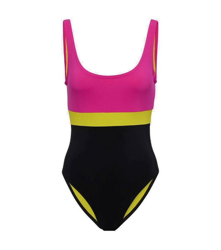 Photo: Karla Colletto Colorblocked swimsuit
