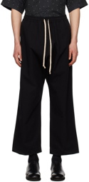 Jan-Jan Van Essche Black O-Project Trousers