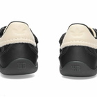 Adidas x Wales Bonner Karintha Lo Satin Sneaker in Core Black/Dark Brown/Cream White