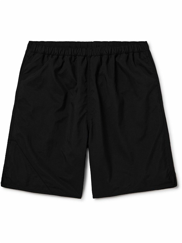 Photo: Beams Plus - Wide-Leg Nylon Ripstop Shorts - Black