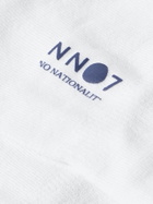 NN07 - Three-Pack Cotton-Blend No-Show Socks - White